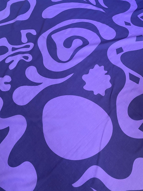 Lucid Indigo Blue Cotton Pareo