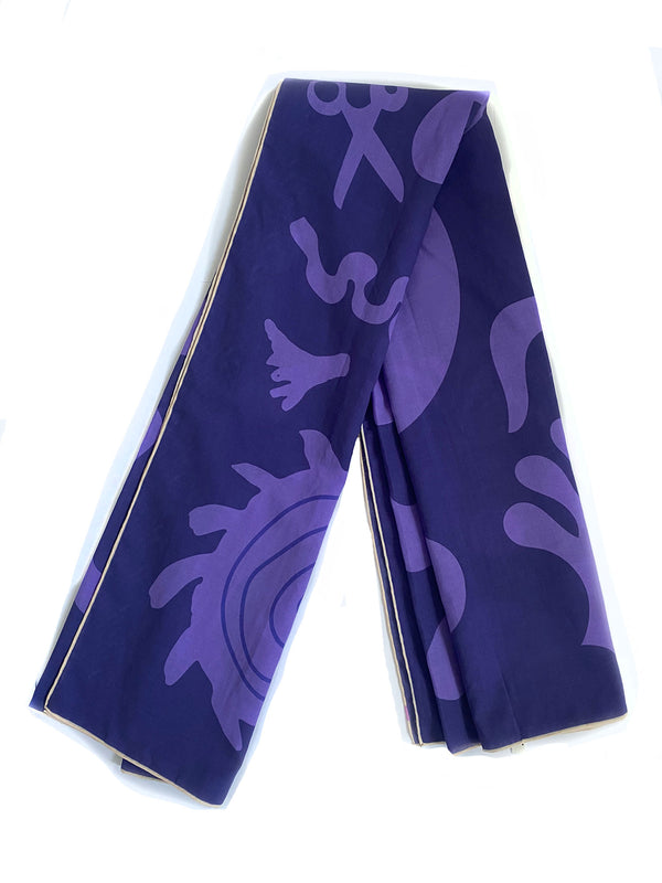Lucid Indigo Blue Cotton Pareo