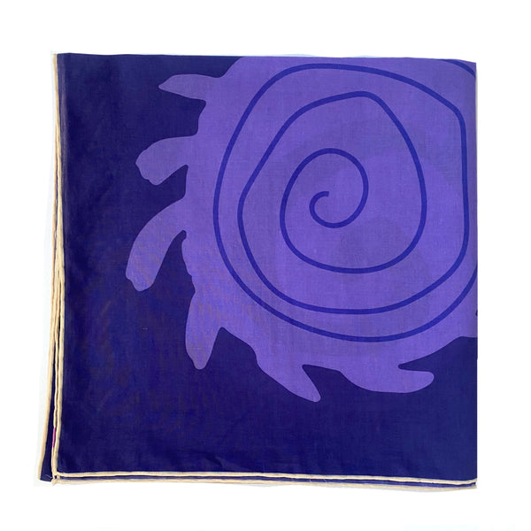 Lucid Indigo Blue Cotton Pareo