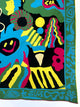 Paradigm Shift Green and Blue Silk Scarf