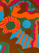 Paradigm Shift Orange Silk Scarf