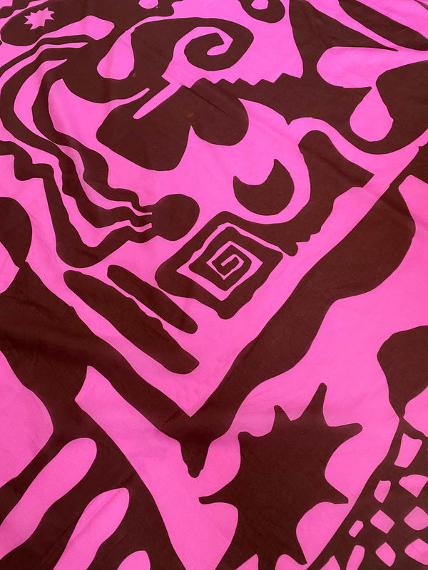 Pragma Pink and Brown Cotton Pareo