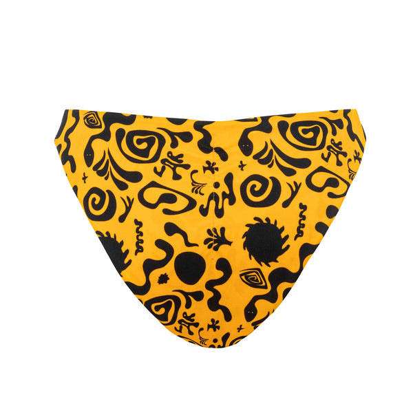 Sony Yellow High Leg Bikini Bottom