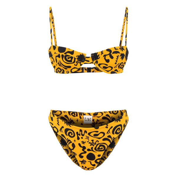 Sony Yellow High Leg Bikini Bottom