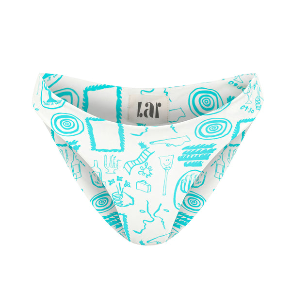 Wish White Bondi Bikini Bottom