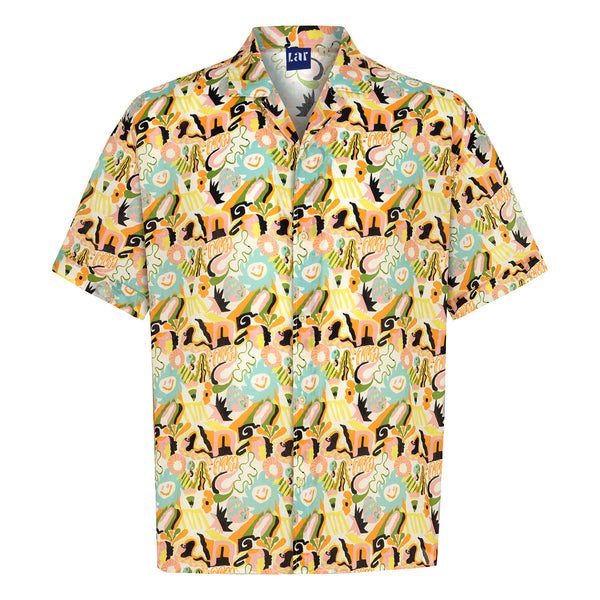 Ylang Multicolor Hawaiian Cotton Shirt