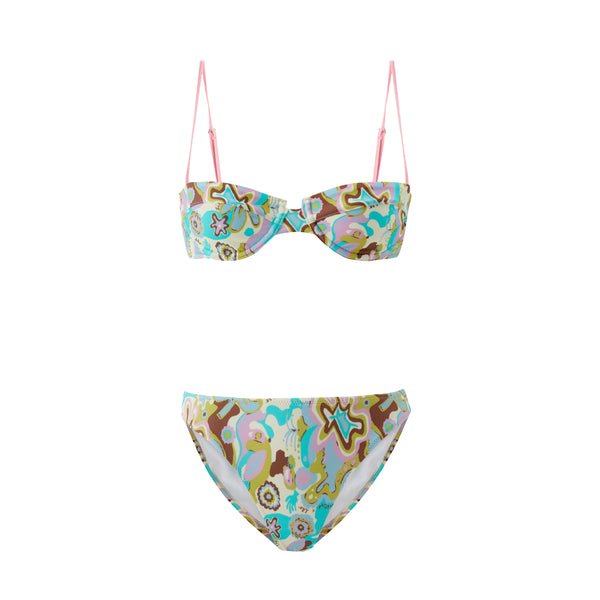 Dora Pastel Multicolor Bikini Bottom