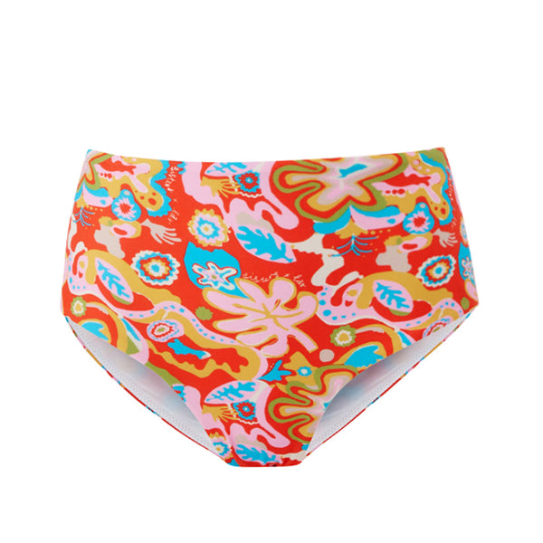 Ines Red Bikini Bottom
