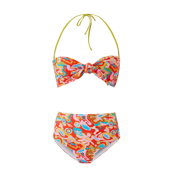Ines Red Bikini Bottom