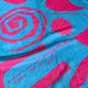Lys Cyan and Magenta Wool Scarf