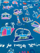 TOTEME TURQUOISE SILK SCARF
