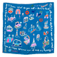 TOTEME TURQUOISE SILK SCARF
