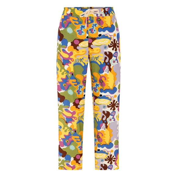 Lava Multicolor Poplin Cotton Pants