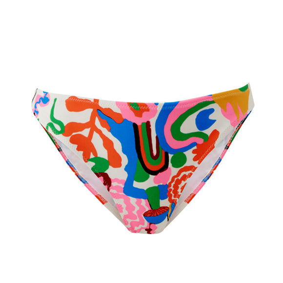 Multicolor Alice Bikini Bottom