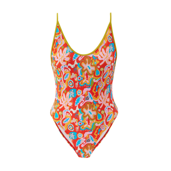 MARCIA RED ONE PIECE SWIMSUIT