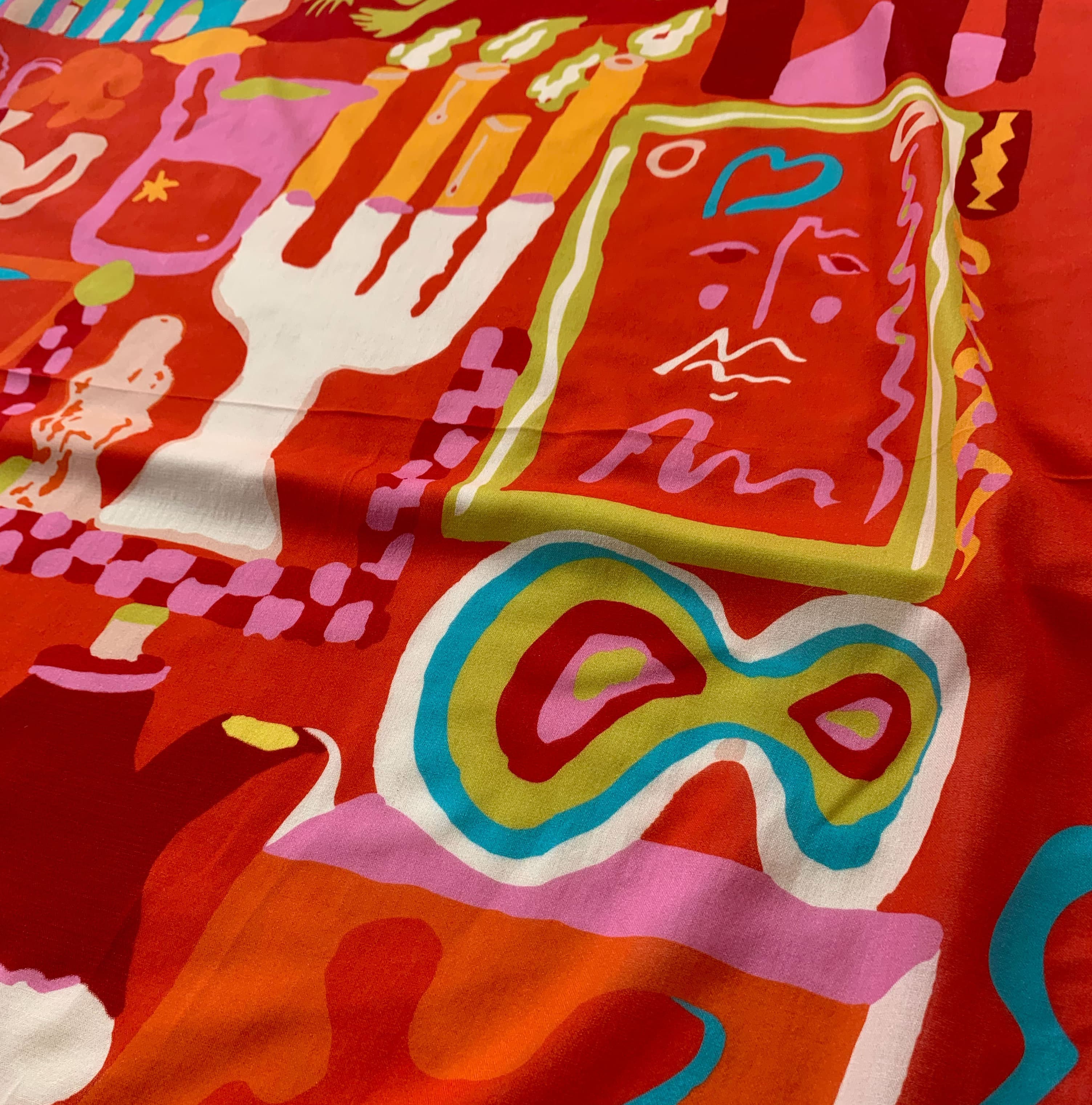 Moka Coral Wool Scarf