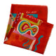 Moka Coral Red Wool Scarf