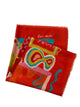 Moka Coral Red Wool Scarf